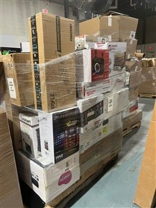 Electronics Small Appliances Truckload, electronics truckload, small appliances truckload, electronics liquidation truckload, small appliance liquidation pallets