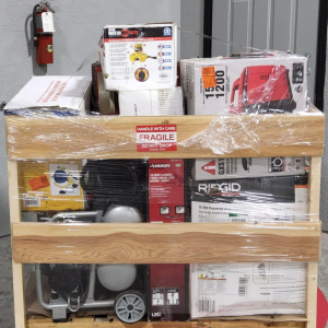 Drain cleaners inverters and compressors pallet